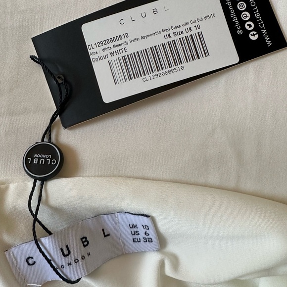 NWT Club London White Maternity Dress - Picture 5 of 6